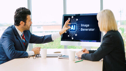 Generative AI virtual assistant tools for prompt engineer and user for ease of engage artificial intelligence AI technology help people to work with generative AI functions by prompting the AI snugly