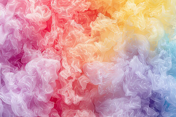 Fototapeta premium Generative ai on theme of beautiful texture soft fluffy cotton, design natural abstract background