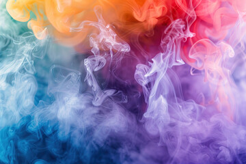 Fototapeta premium Generative ai on theme of beautiful texture thick smoke for design natural abstract background