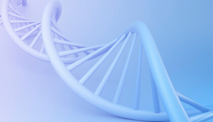 DNA Double Helix Structure against gradient background