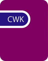 CWK   File icon black fill and empty for symbol