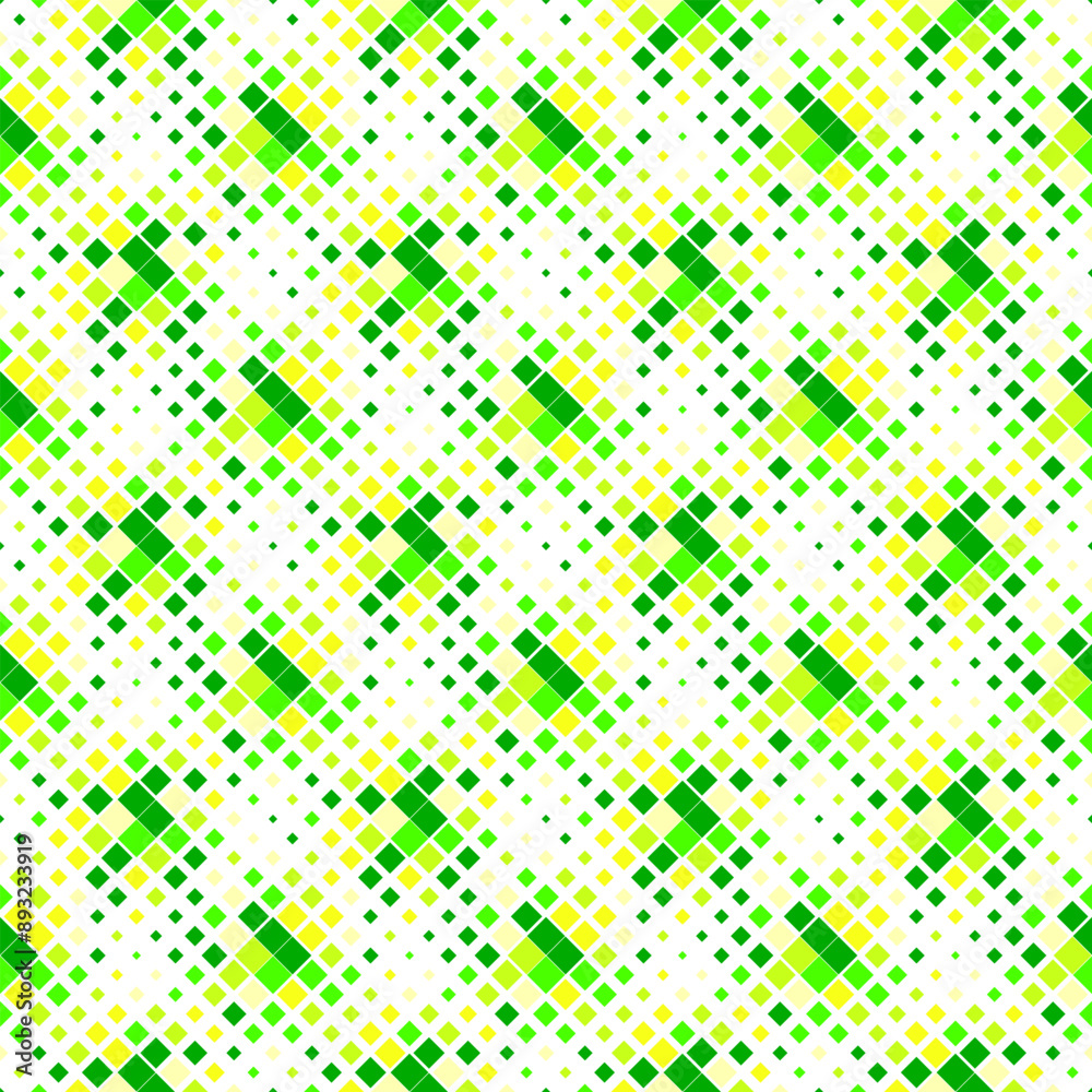 Poster seamless diagonal square pattern background - colorful abstract geometrical vector design with squar