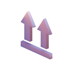 3d gradient online shipping icon