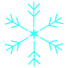 simple snowflakes icon vector illustration