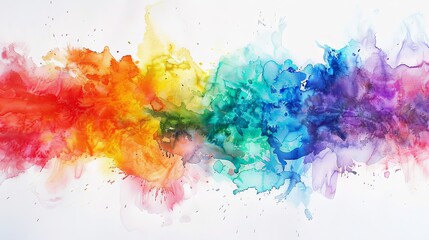 Vibrant Color Gradient Transitioning from Orange to Green