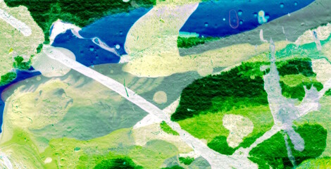 Joyful and Vibrant Chromatic Chaos Evoking a Sense of Excitement and Wonder
