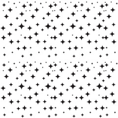 star pattern seamless in black and white
