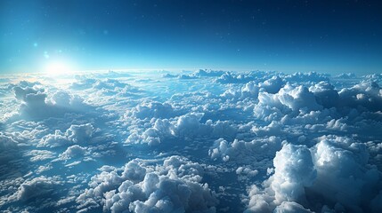 The boundaries of the atmosphere with space; firmament; the earth's atmospheric layers.