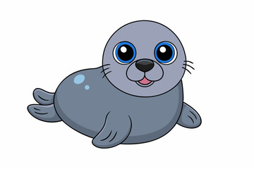 A Seal animal vector illustration