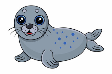 A Seal animal vector illustration
