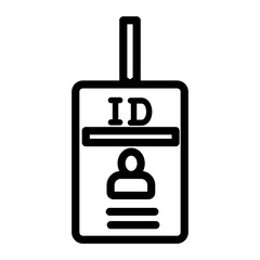 Student Card Icon Style