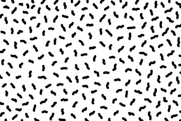 Sprinkle vector seamless pattern background. Donut pattern for celebration design. Doodle sketch vector illustration. 