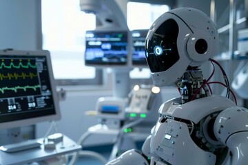 Medical Robot in a Hospital Room