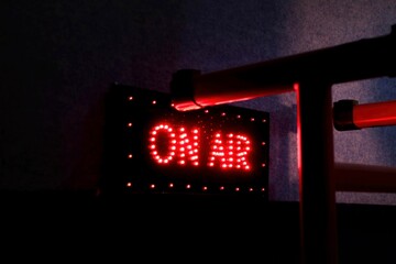 on air lights are on during radio broadcasts