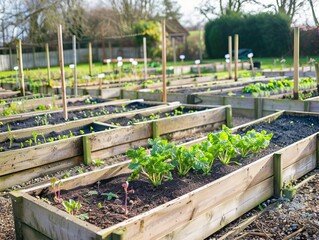 Seasonal Strategies for Managing Empty Raised Beds in a UK Vegetable Garden: A Guide to Planning, Bu