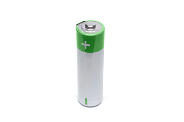 Blank white and green 1,5 volt  AAA battery