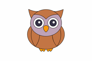 An Owl animal vector illustration
