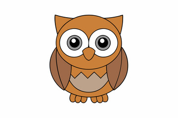 An Owl animal vector illustration