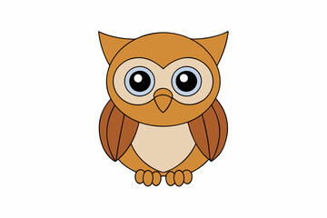 An Owl animal vector illustration