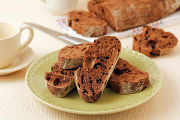 Chocolate bread.