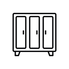 Wardrobe vector icon