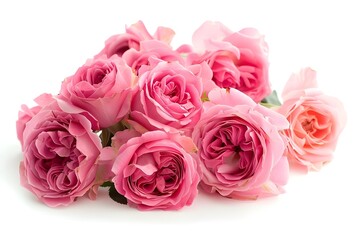 Naklejka premium pink roses bouquet