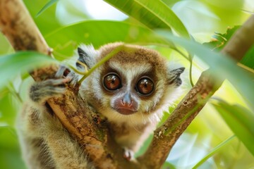 Obraz premium Slow Loris in Southeast Asia