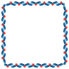 Frame template for christmas season celebration, christmas wreath concept