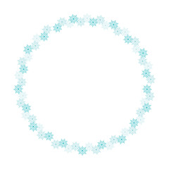 Frame template for christmas season celebration, christmas wreath concept