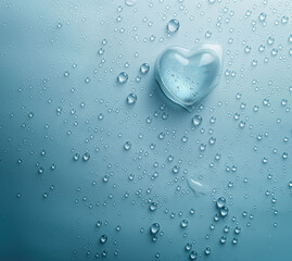 Heart Shaped Drop Background