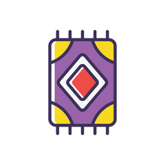 Rug vector icon