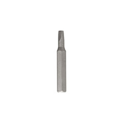 Iron bit for screwdriver and drill on Isolated on a white background close-up
