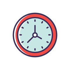 Clock vector icon