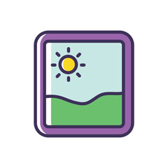 Painting vector icon