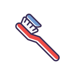 Tooth Brush vector icon