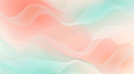 Pastel Abstract Wavy Pattern