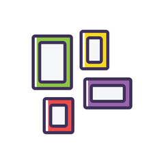 Frame vector icon
