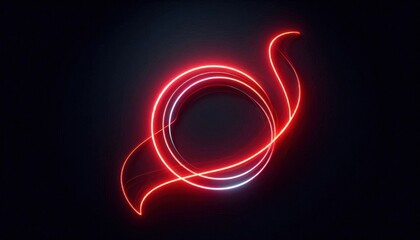 red neon light wallpaper