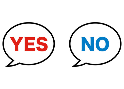 YESNO コメント　イラスト