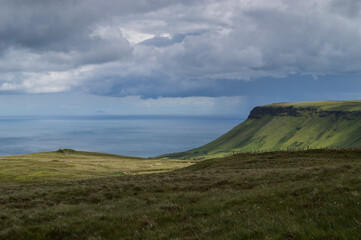 Lurigethan Mountain in County Antrim, Northern Ireland 