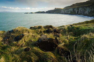 Larrybane in County Antrim, Northern Ireland 