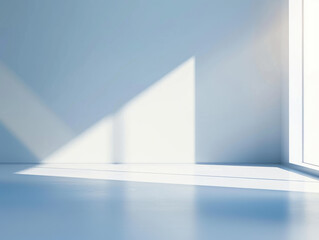 Obraz premium Serenity in Simplicity Refined Background with a Soft Blue Palette 