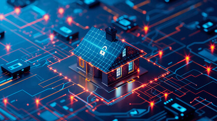 Obraz premium Cybersecurity Threats in IoT Devices