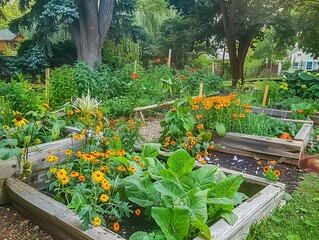 Bountiful Harvests: A Guide to Growing Sweet Corn, Squash, and Flowers in Your Summer Raised Bed Gar