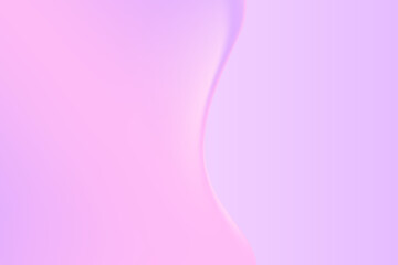 Abstract light pink holographic liquid organic shape, flowing colorful glowing texture background with copy space. Fluid gradient form, smooth fluids like gel, collagen, serum. Beauty backdrop banner