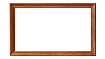 wooden horizontal frame isolate png