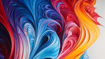 abstract colorful wavy layered paper background, colorful abstract psychedelic liquid and fluid background pattern, Abstract colorful background, Rainbow blurred texture, bright Abstract watercolor