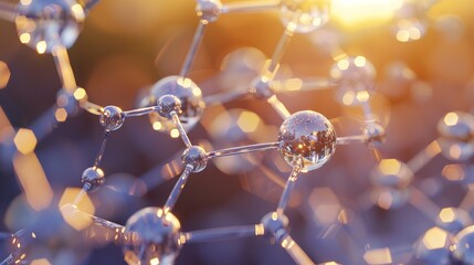 The network structure of atoms and electrons, the relationship of small particles.