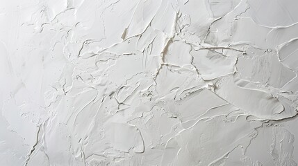 Obraz premium Embrace the minimalism of a pure white stucco wall, featuring a texture that resembles fine porcelain 