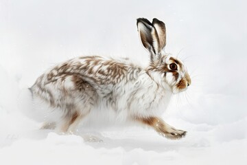 Snowshoe Hare brown taken in Alaska
